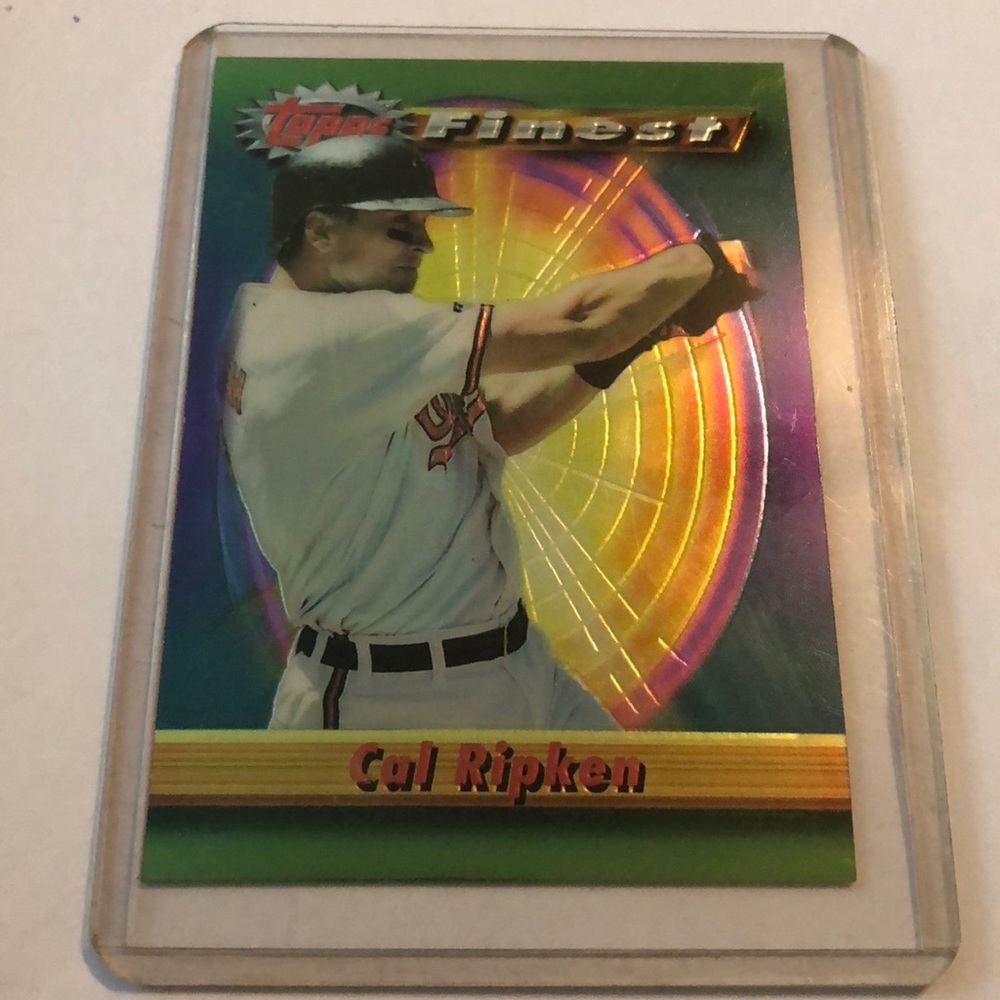 Topps finest refractor Cal Ripken (1993)